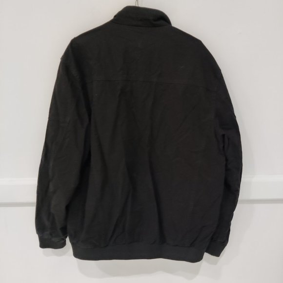NWoT Unbranded Men's Full Zip Military Jacket Size Large Black $75 8C025 - Picture 2 of 2